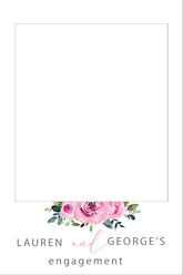 Pink Roses 302 Selfie Frame - 90cm x 60cm